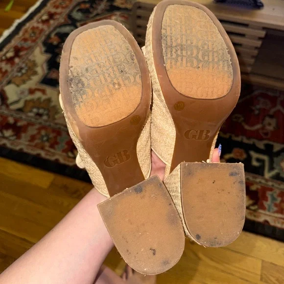 Gianni Bini basketweave platforms - Picture 3 of 6